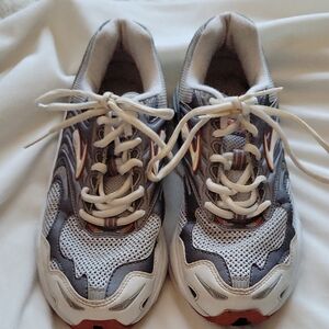 Brooks Men's Athletic Shoes - Gray, White, and Orange